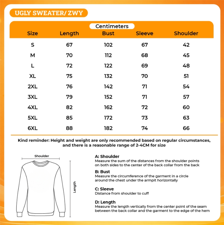 3D UGLY SWEATER - Danganronpa Shop