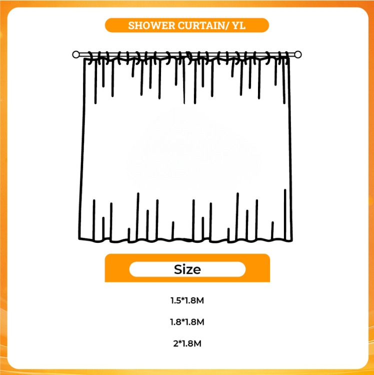 3D shower curtain - Danganronpa Shop