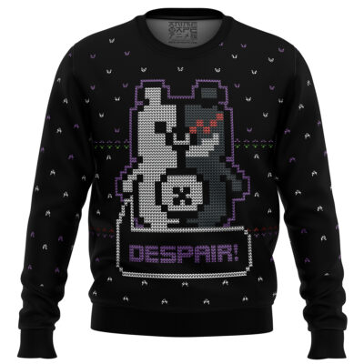 Danganropa Monokuma Despair men sweatshirt FRONT mockup - Danganronpa Shop